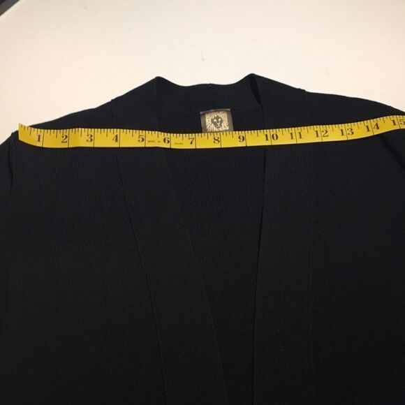 Anne Klein Black Half Sleeve Top Size Small - Picture 10 of 12